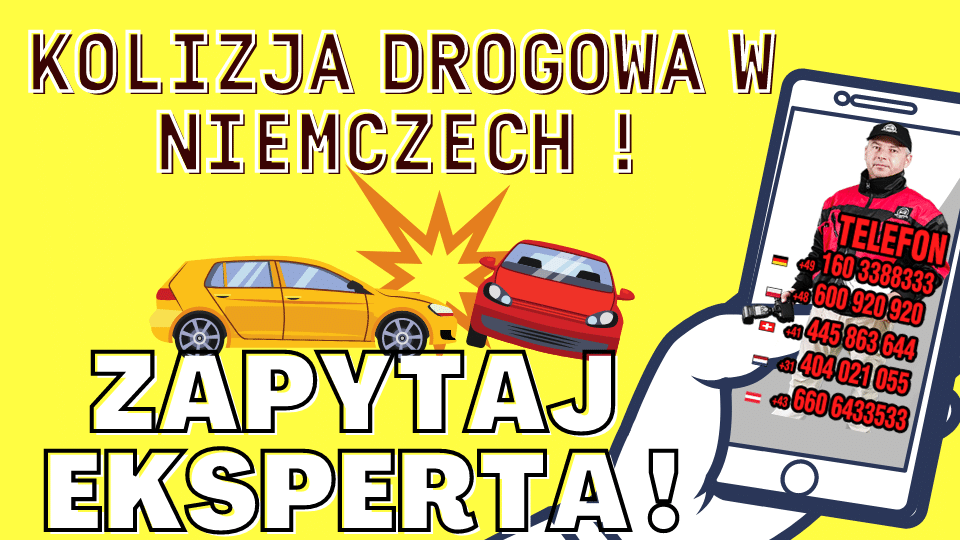 aport z wypadku samochodowym w Berlinie