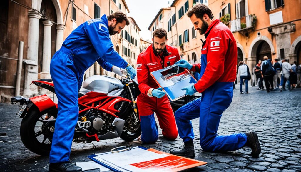 vehicle loss assessment italy motoexpert