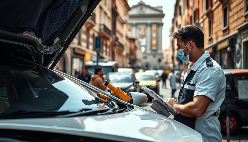 gutachter für unfallwagen in italien Roma ITALIEN MOTOEXPERT