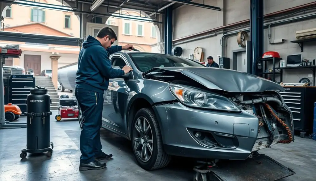 car damage evaluation italy motoexpert