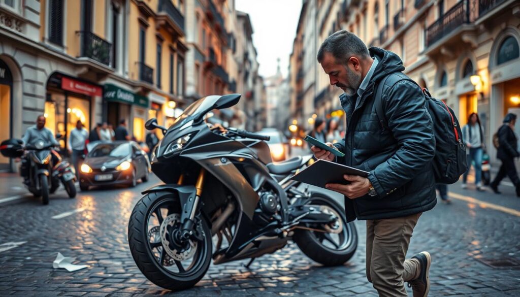 motorrad unfallgutachten roma italien motoexpert