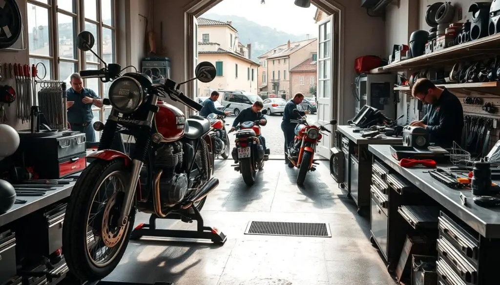 Motorrad Werkstatt