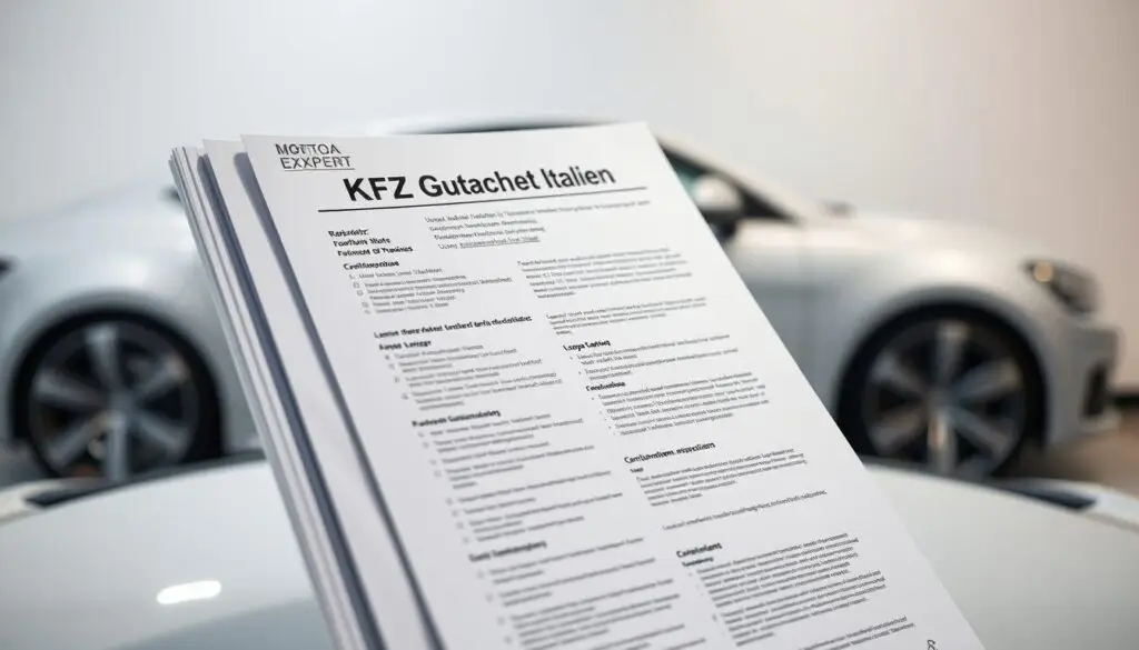 Auto Gutachten Italien MOTOEXPERT kontaktieren
