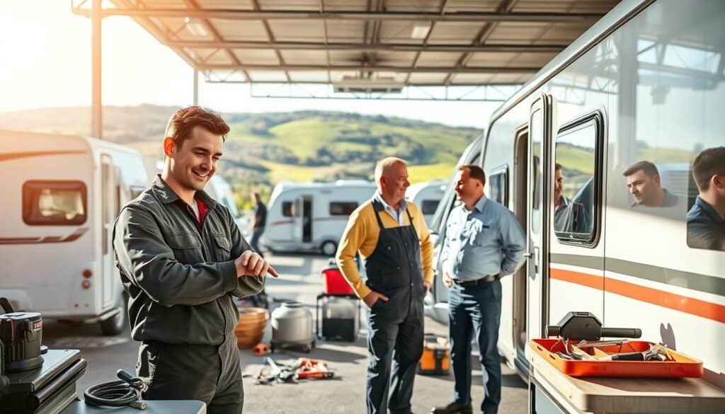best caravan repair services in Italy