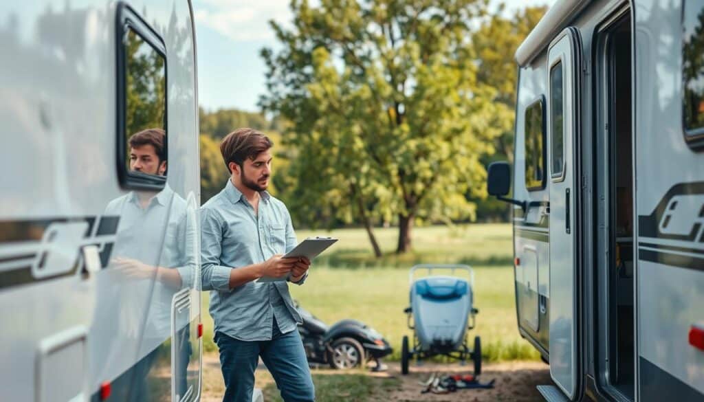 camper damage inspection camper damage inspection