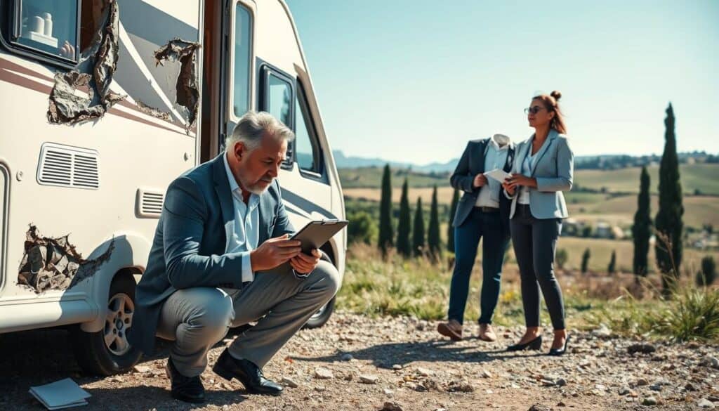 caravan damage appraisal Italy caravan damage appraisal Italy