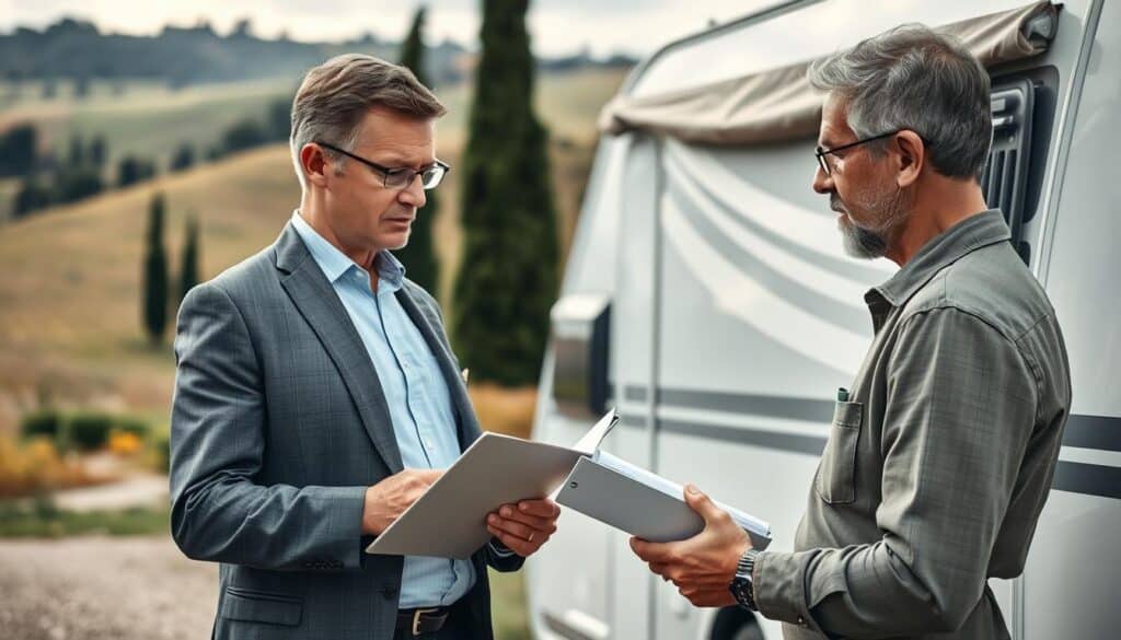 caravan damage assessment Italy caravan damage assessment Italy