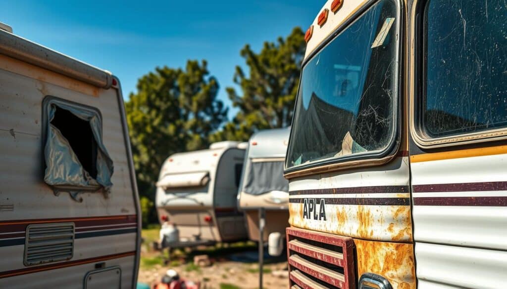 Common Types of Camper Damage Common Types of Camper Damage