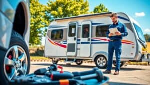 MOTOEXPERT Italy camper trailer post-repair valuation