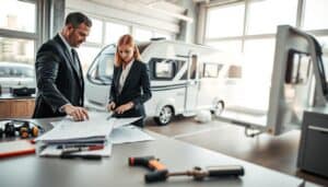 MOTOEXPERT Italy caravan post-repair valuation