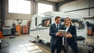 MOTOEXPERT Italy holiday caravan post-repair valuation