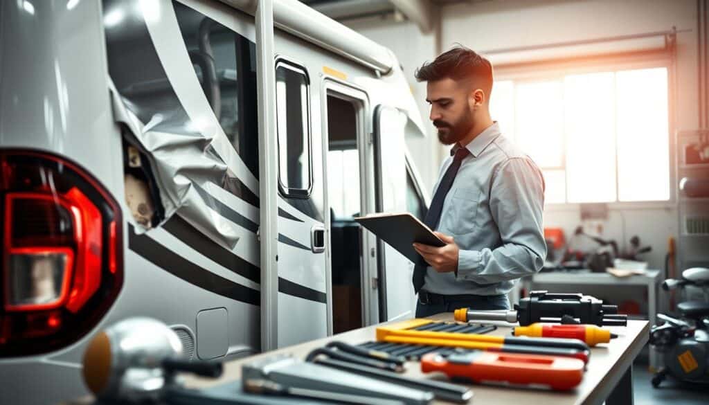 motorhome damage assessment